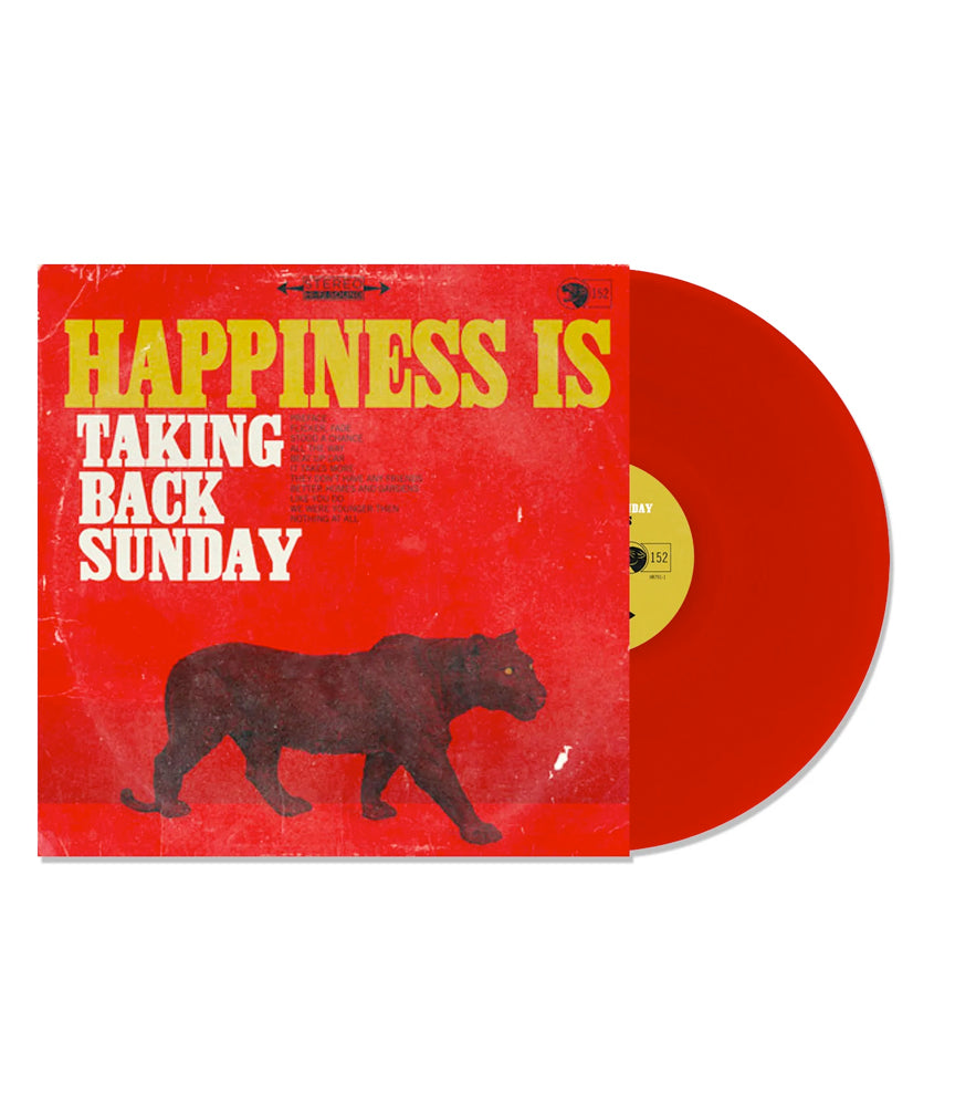 Taking Back Sunday Happiness Is Vinyl (Transparent Red)