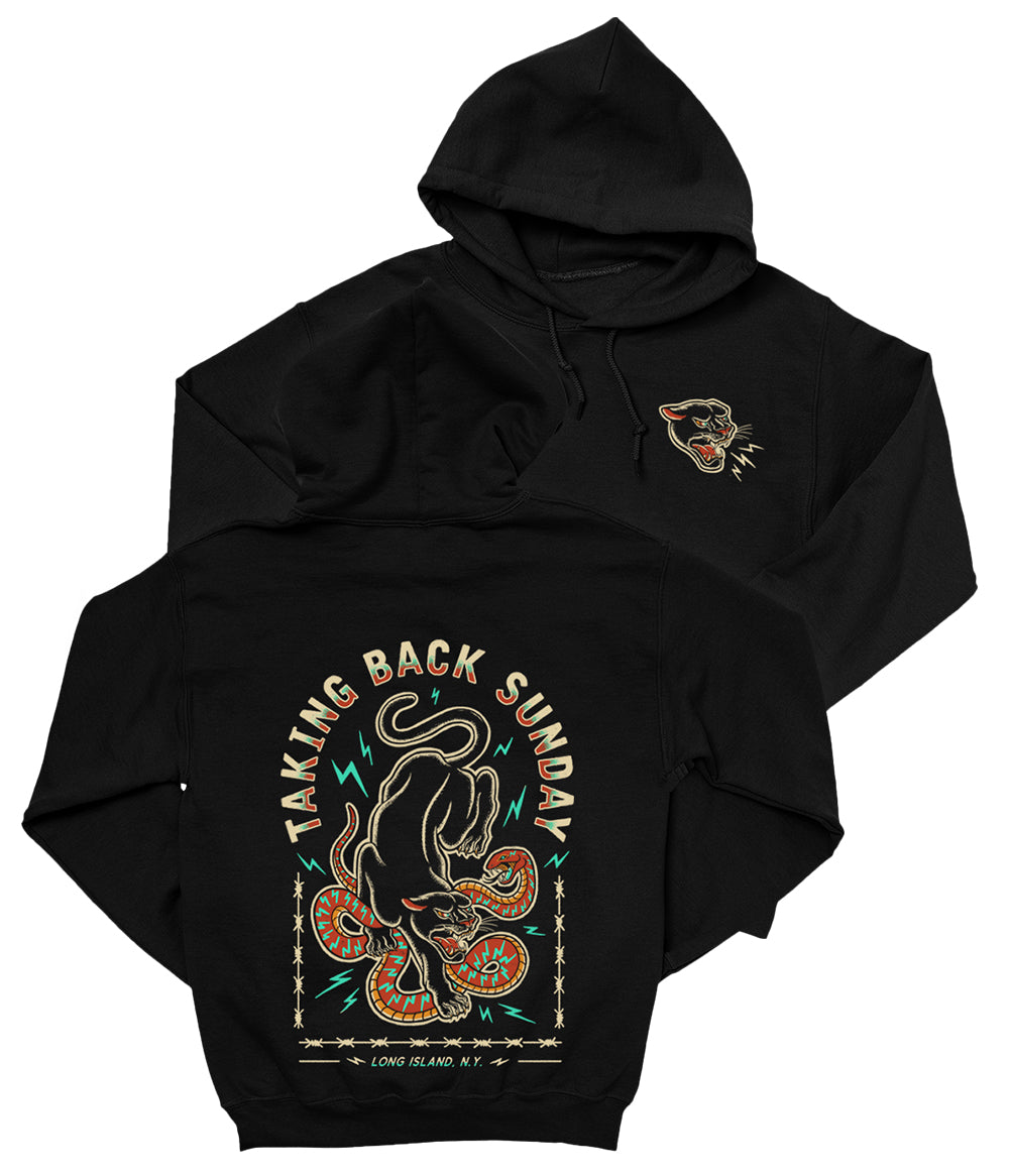 Taking Back Sunday Panther Pullover Hooded Sweatshirt