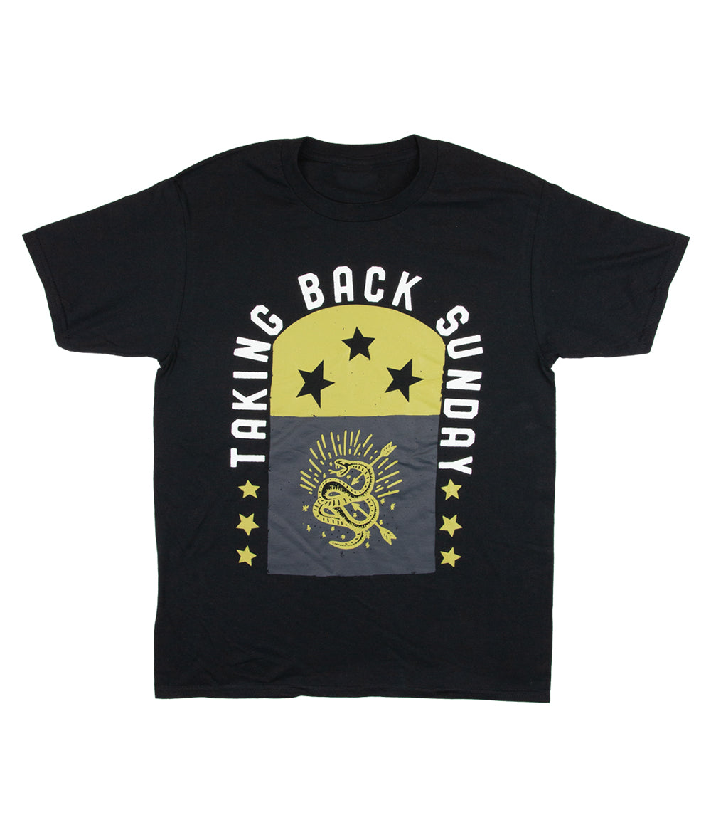 Taking Back Sunday Star Flag Shirt