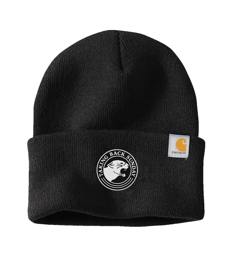 Taking Back Sunday Panther Carhartt Logo Beanie (Black)