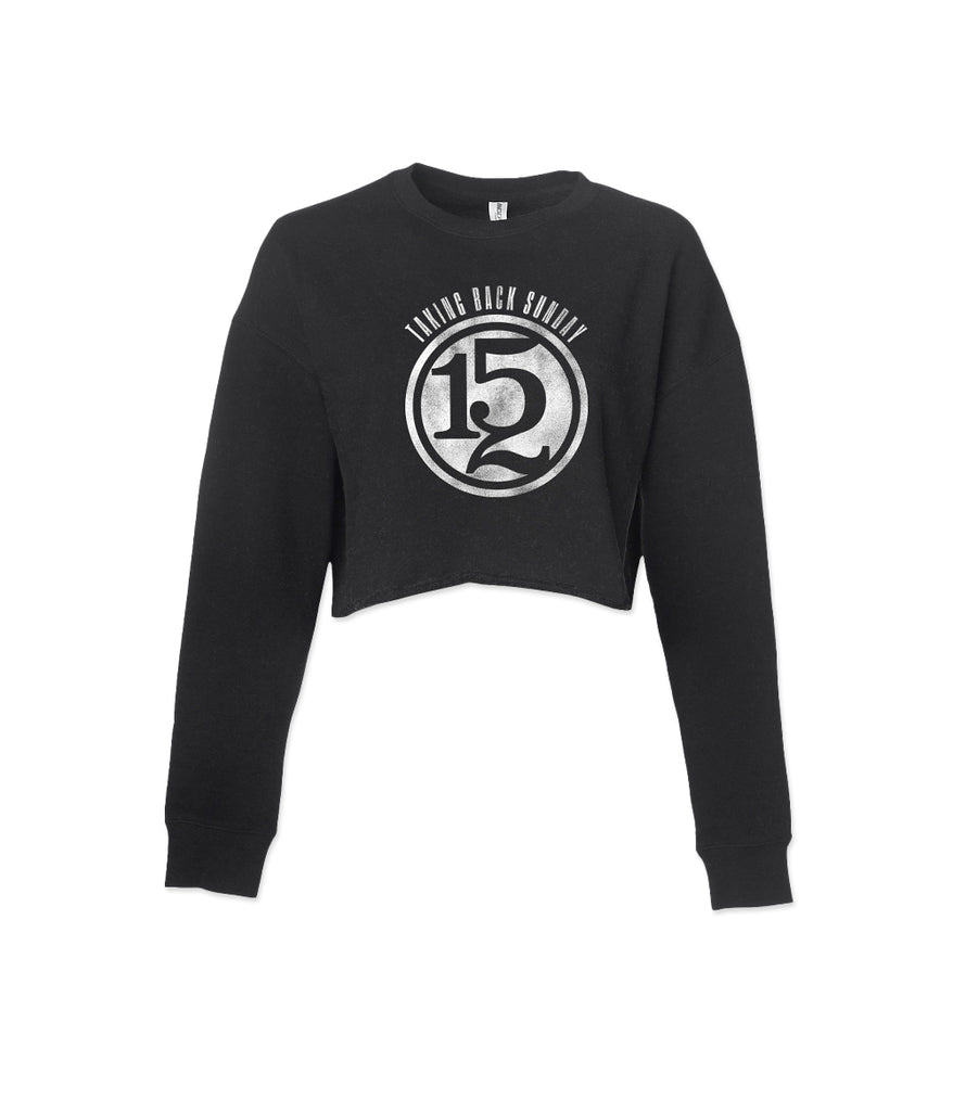Taking Back Sunday 152 Womens Crop Crewneck Sweatshirt