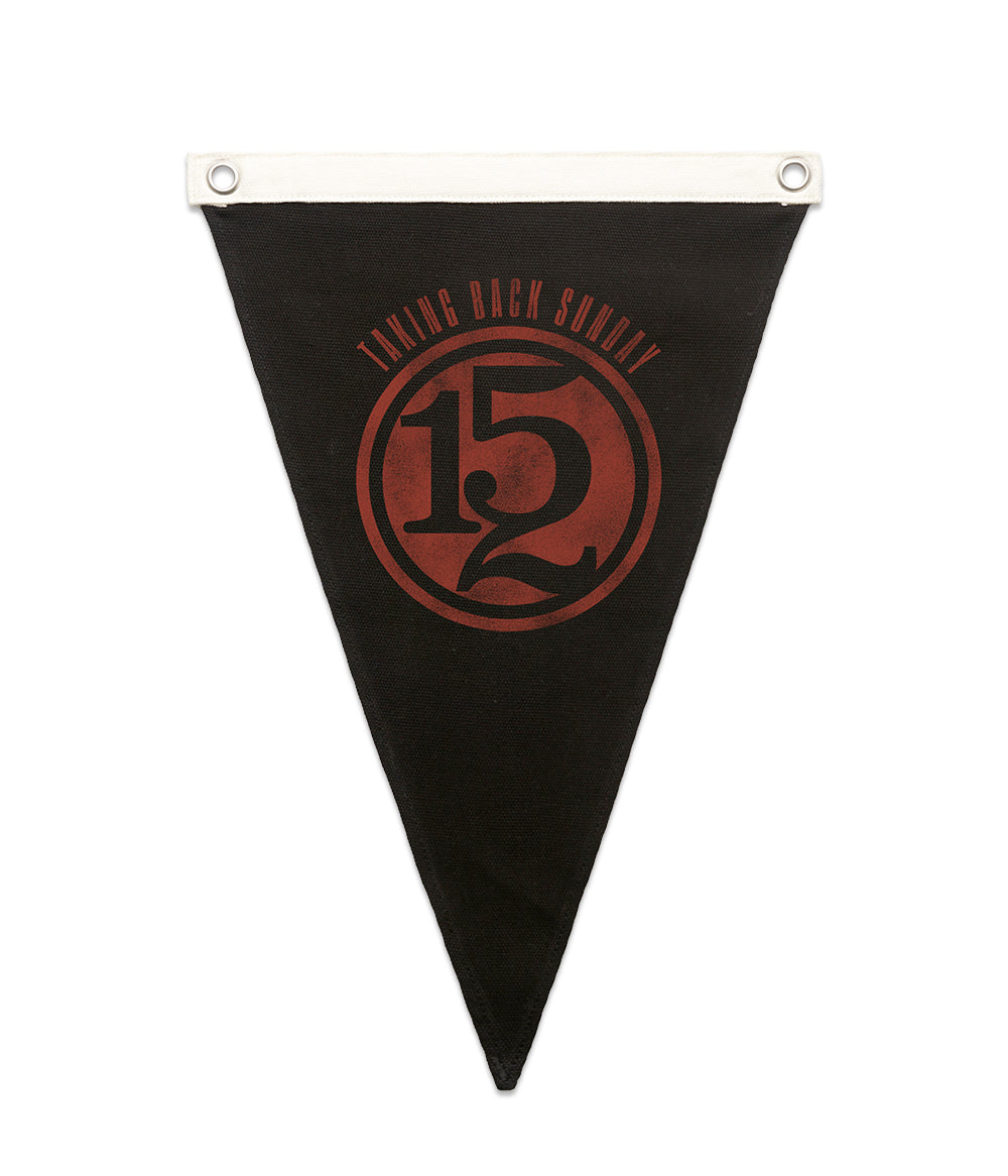 Taking Back Sunday 152 Canvas Pennant Flag *PREORDER SHIPS 10/27