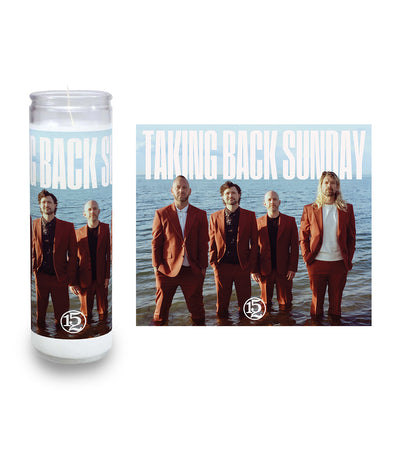 Taking Back Sunday 152 Cover Prayer Candle *PREORDER SHIPS 10/27