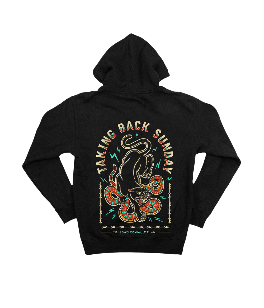 Taking Back Sunday Panther Zip Hooded Sweatshirt