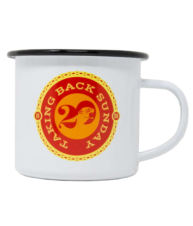 Taking Back Sunday Twenty Logo Enamel Mug