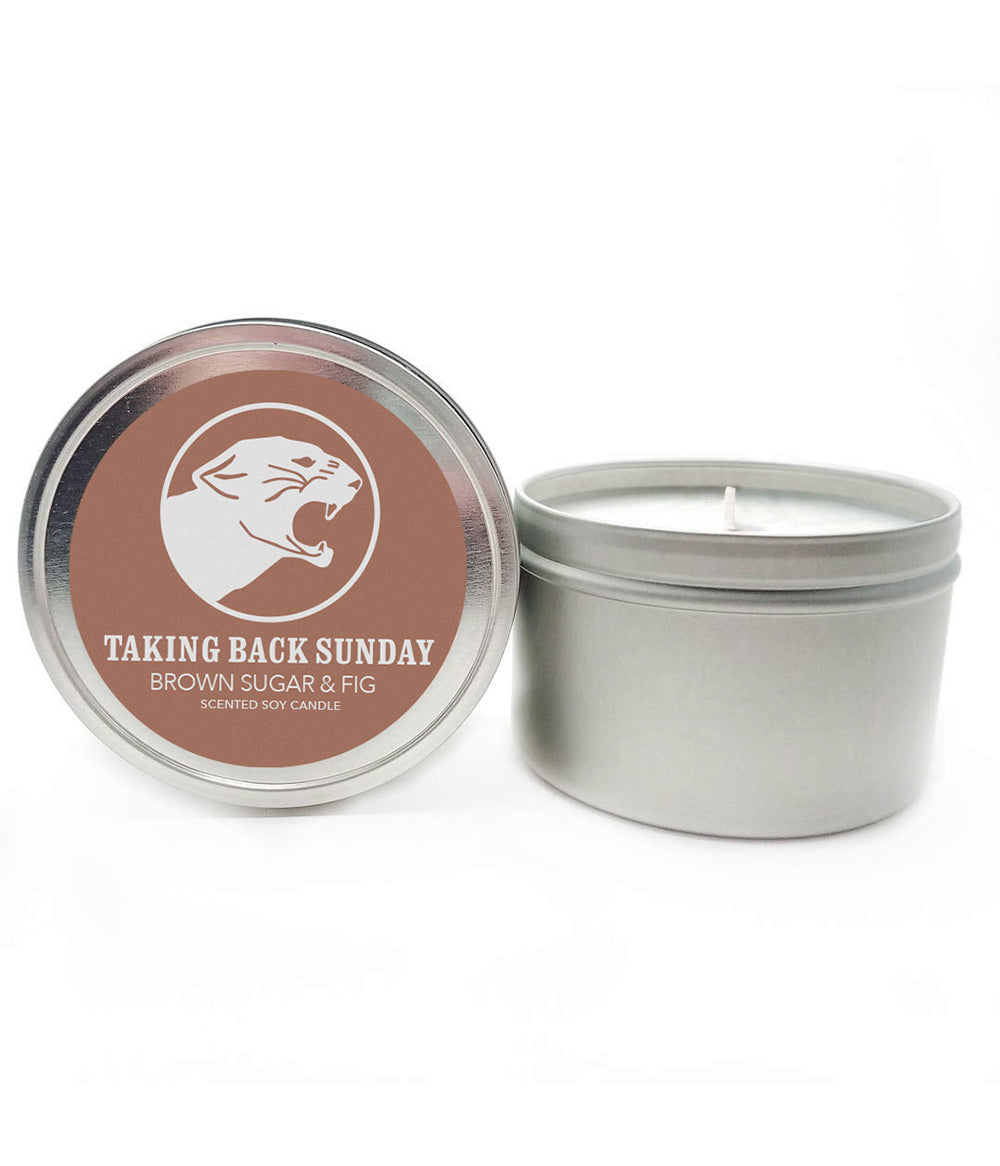 Taking Back Sunday Brown Sugar & Fig Scented Soy Candle