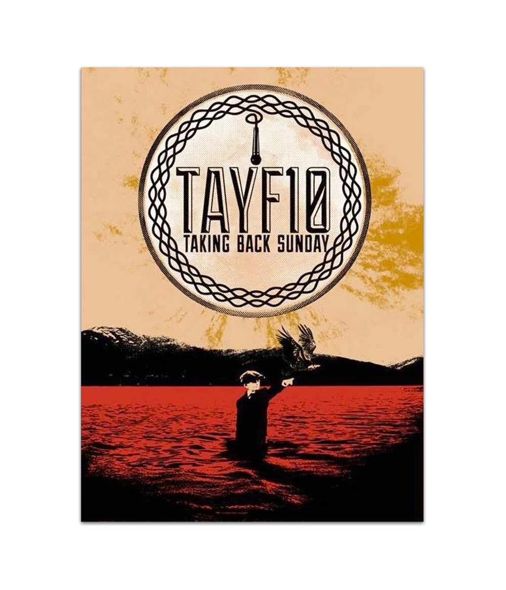 Taking Back Sunday TAYF10 Tour Poster